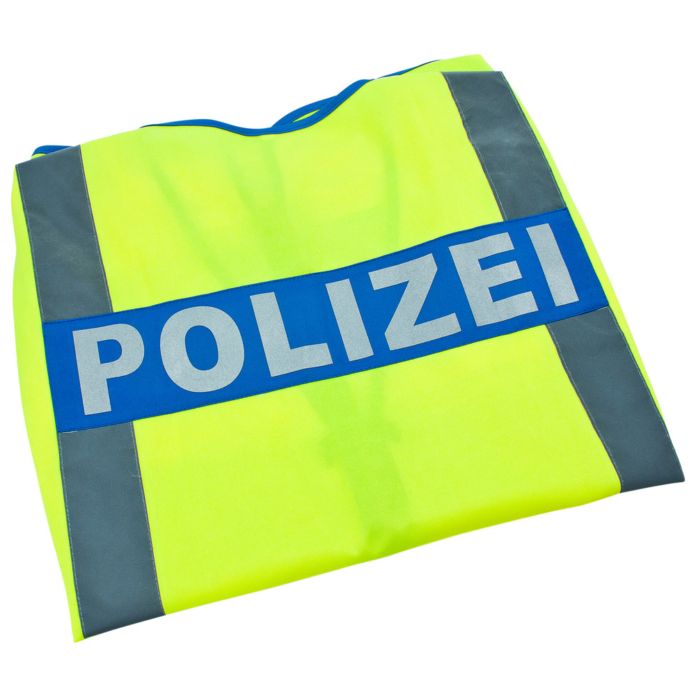 Dönges Signalweste, Polizei (vorne + hinten), gelb/blau