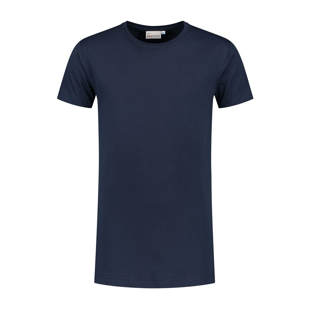 Santino T-shirt Jace+ C-neck - Real Navy - Basic Line