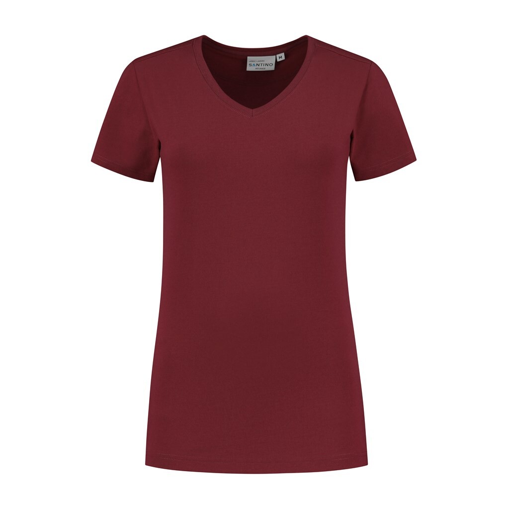 Santino T-shirt Lebec Ladies - Burgundy - Advance