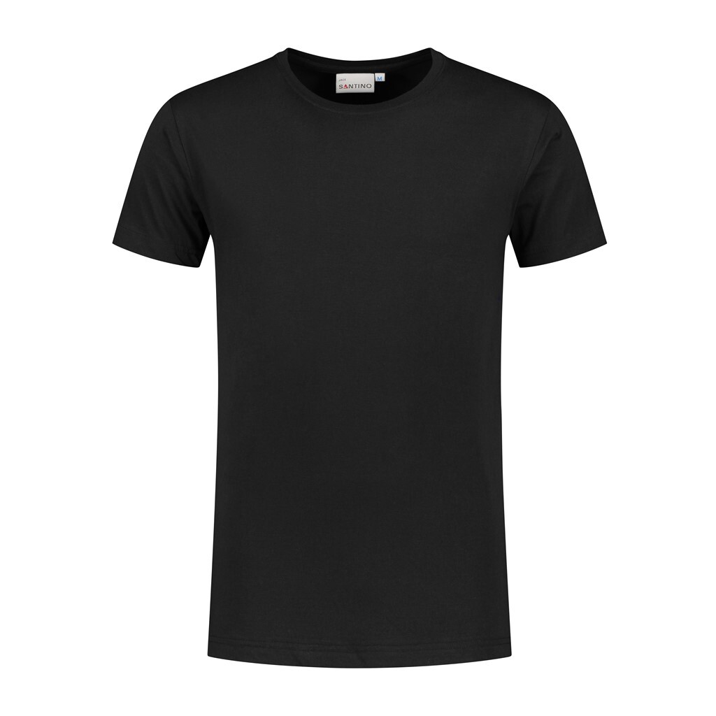 Santino T-shirt Jace C-neck - Black - Basic Line