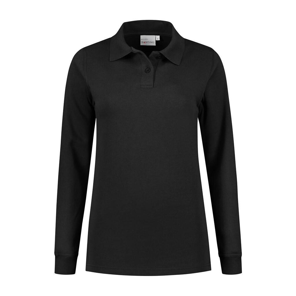 Santino Polosweater Rick Ladies - Black - Basic Line