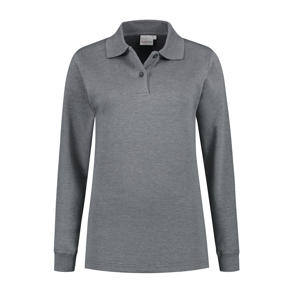 Santino Polosweater Rick Ladies - Dark Grey - Basic Line