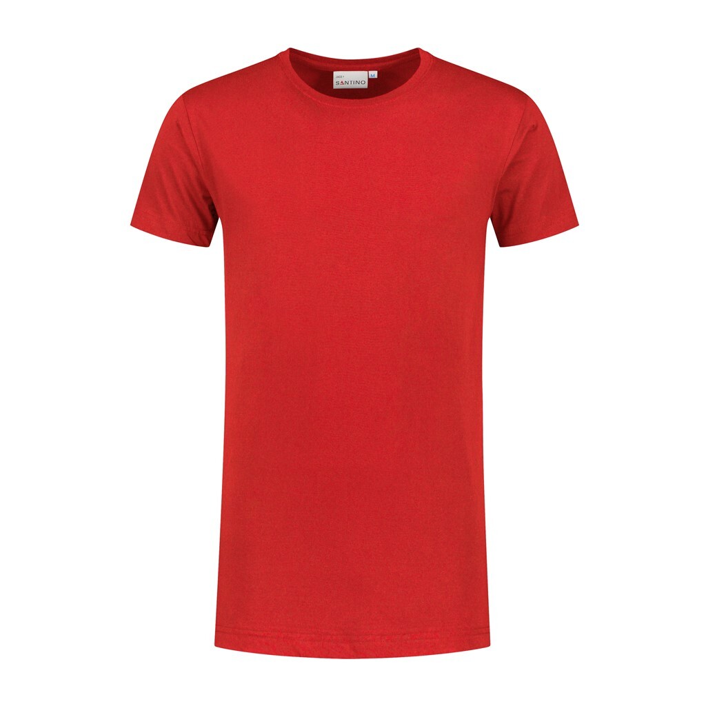 Santino T-shirt Jace+ C-neck - Red - Basic Line