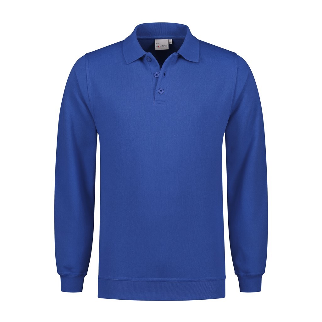 Santino Polosweater Robin - Royal Blue - Basic Line