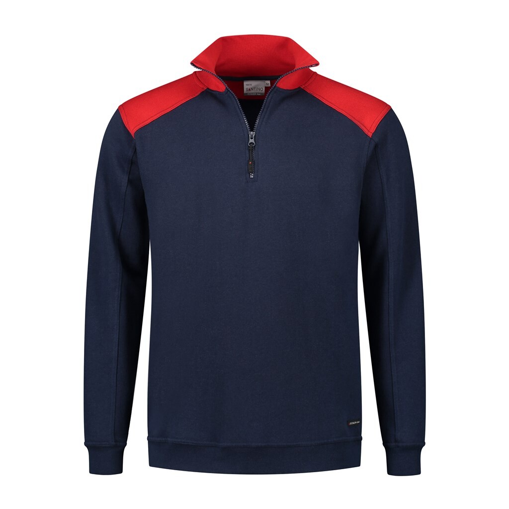 Santino Zipsweater Tokyo - Real Navy / Red - 2 Color-Line