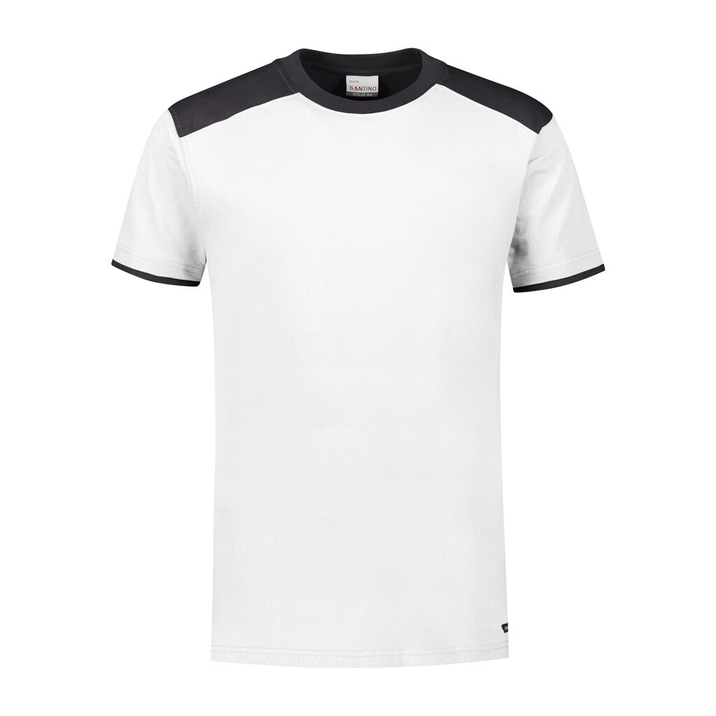 Santino T-shirt Tiesto - White / Graphite - 2 Color-Line