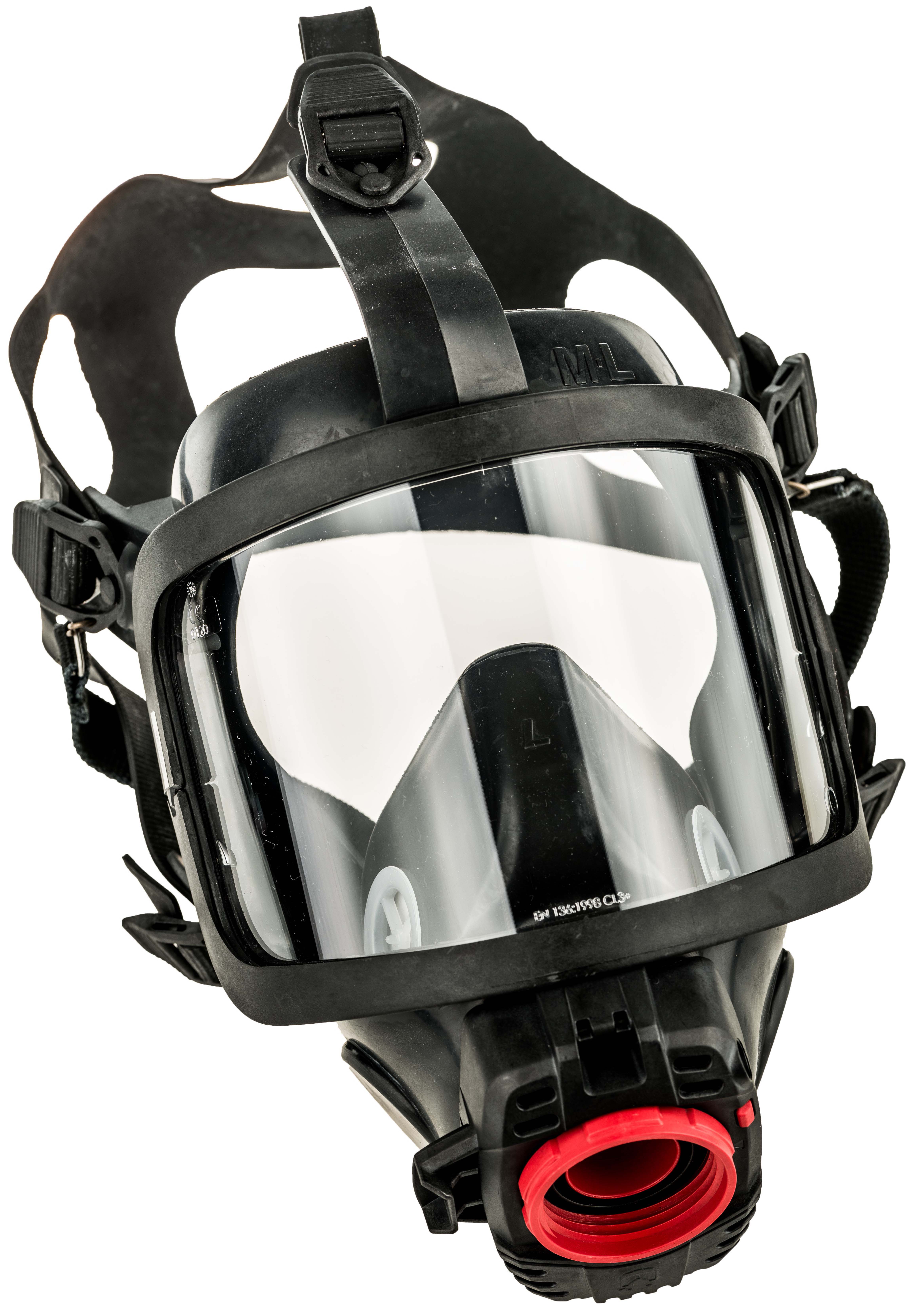 Respire PE Maske, Naturgummi, Grösse XL, 5-Punkt Kopfbebänderung - Interspiro