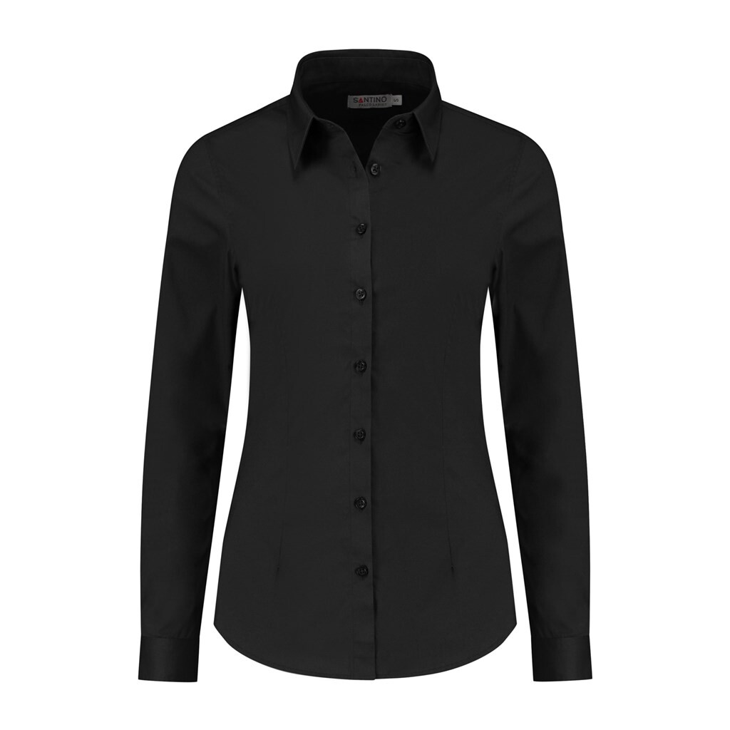 Santino Shirt Falco Ladies - Black - Eco-Line