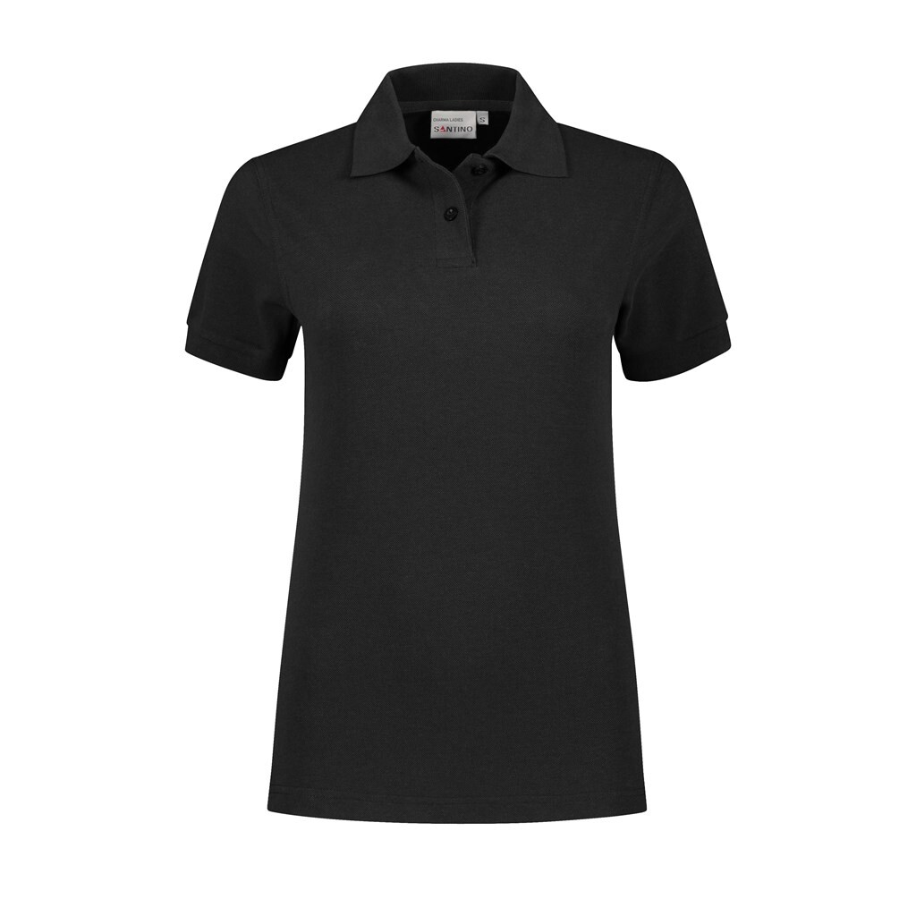 Santino Poloshirt Charma Ladies - Black - Basic Line