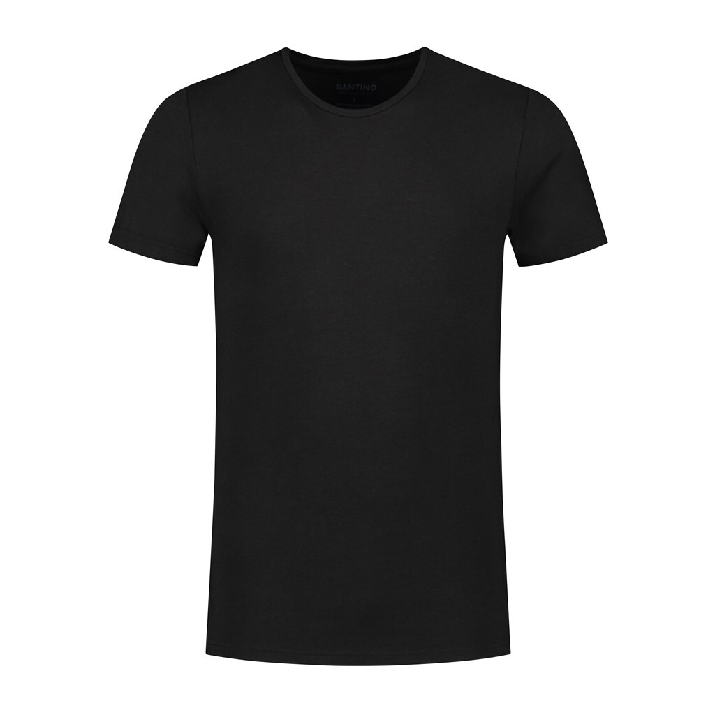 Santino T-shirt Jordan C-neck - Black - Eco-Line