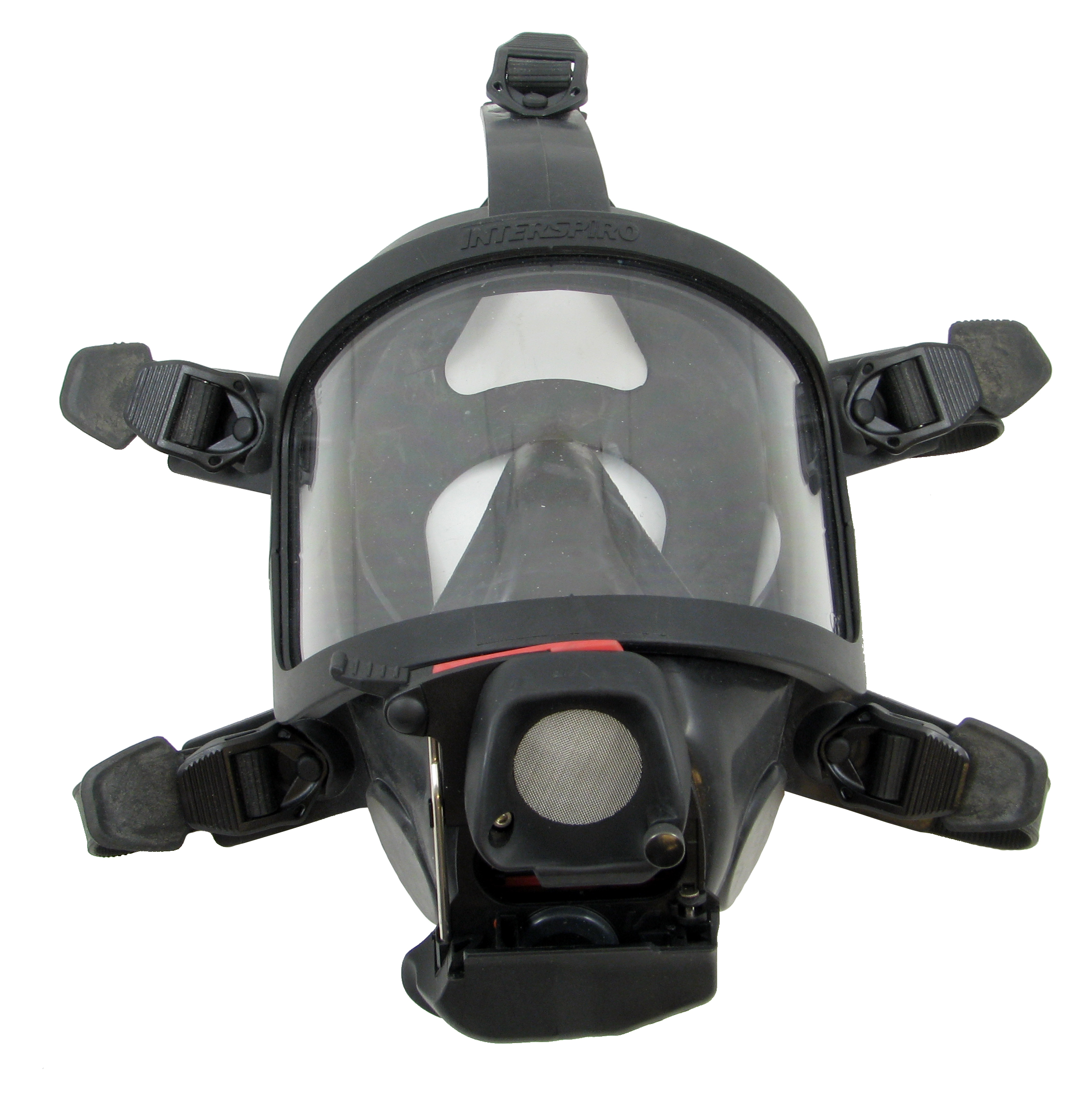 S-Maske ohne LA, mit Umgebungsluftklappe, Naturgummi, 5-Punkt-Maskenbebänderung, Std (M/L) - Intersp